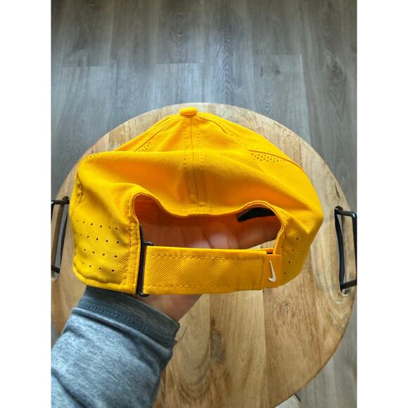 Nike MSUB Baseball hat, Montana State Billings, Yellow - Picture 2 of 5